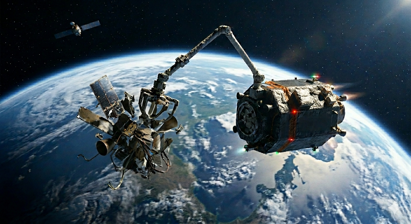 スペースX上場の陰で進む「宇宙ゴミ問題」―世界が注目する「デブリ除去